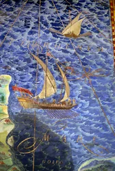 Das Tyrrhenische Meer, Detail aus der 